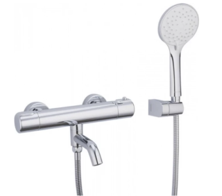 Смеситель для ванны с термостатом Gappo G3290 хром